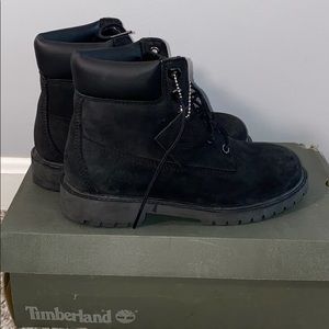 Black Suede Timberland Boots